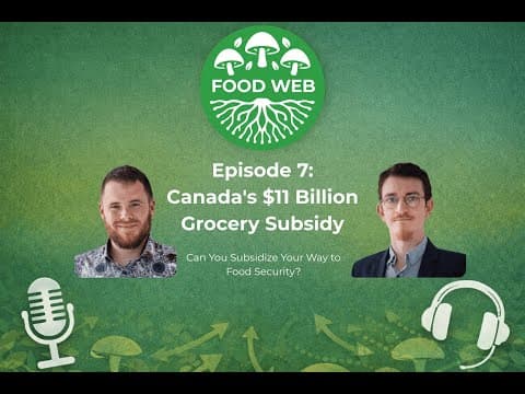Canada's $11 Billion Grocery Subsidy #foodpodcast #foodsecurity #canadafood